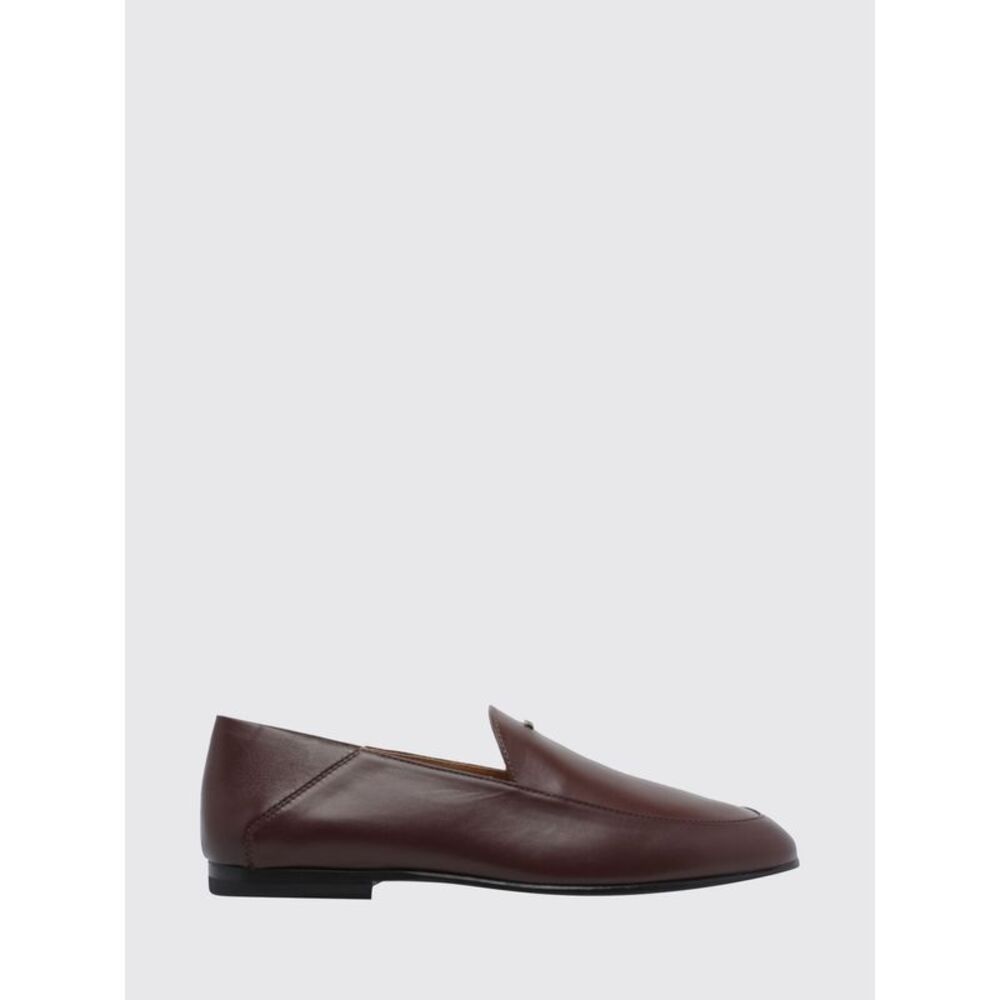 Tod's Women Tod's Flat Smooth Leather Loafers With Metallic Logo